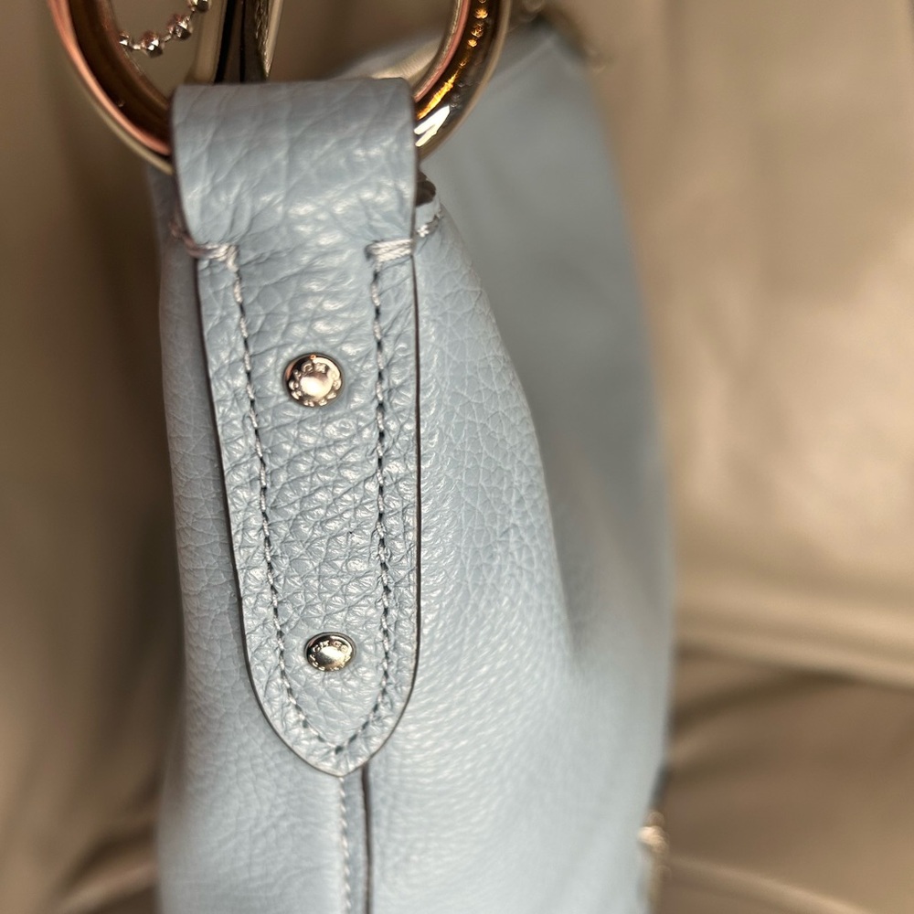 Coach WOMENS ABBY DUFFLE SHOULDER BAG PALE BLUE - Picture 4 of 15